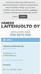 Mobile Screenshot of hameenlaitehuolto.fi